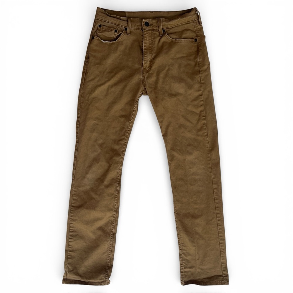 Men's 30x32 Levi’s 505 Tan/Brown Straight-Leg Jeans Red Tag
